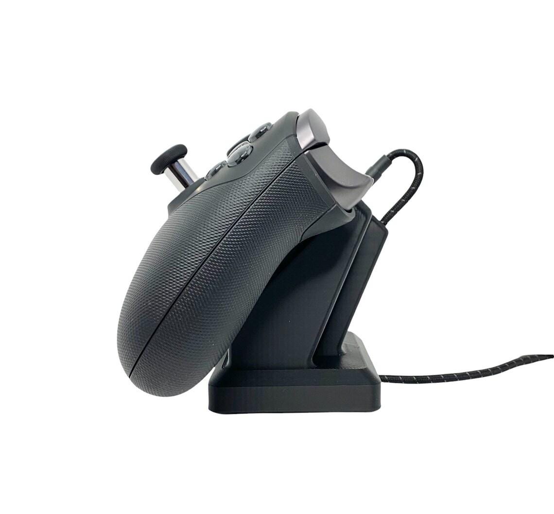 Xbox Elite Controller Series 2 Stand/ Wireless Charging Dock Gamer Gift/ Desk Mount/ Video Game Holder/ Console Gaming Charger Setup Storage