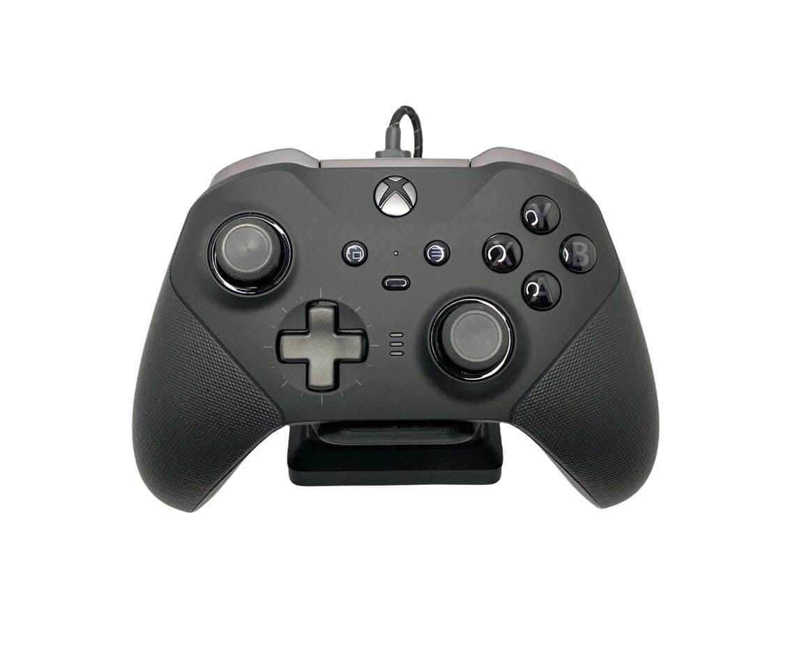 Xbox Elite Controller Series 2 Stand/ Wireless Charging Dock Gamer Gift/ Desk Mount/ Video Game Holder/ Console Gaming Charger Setup Storage