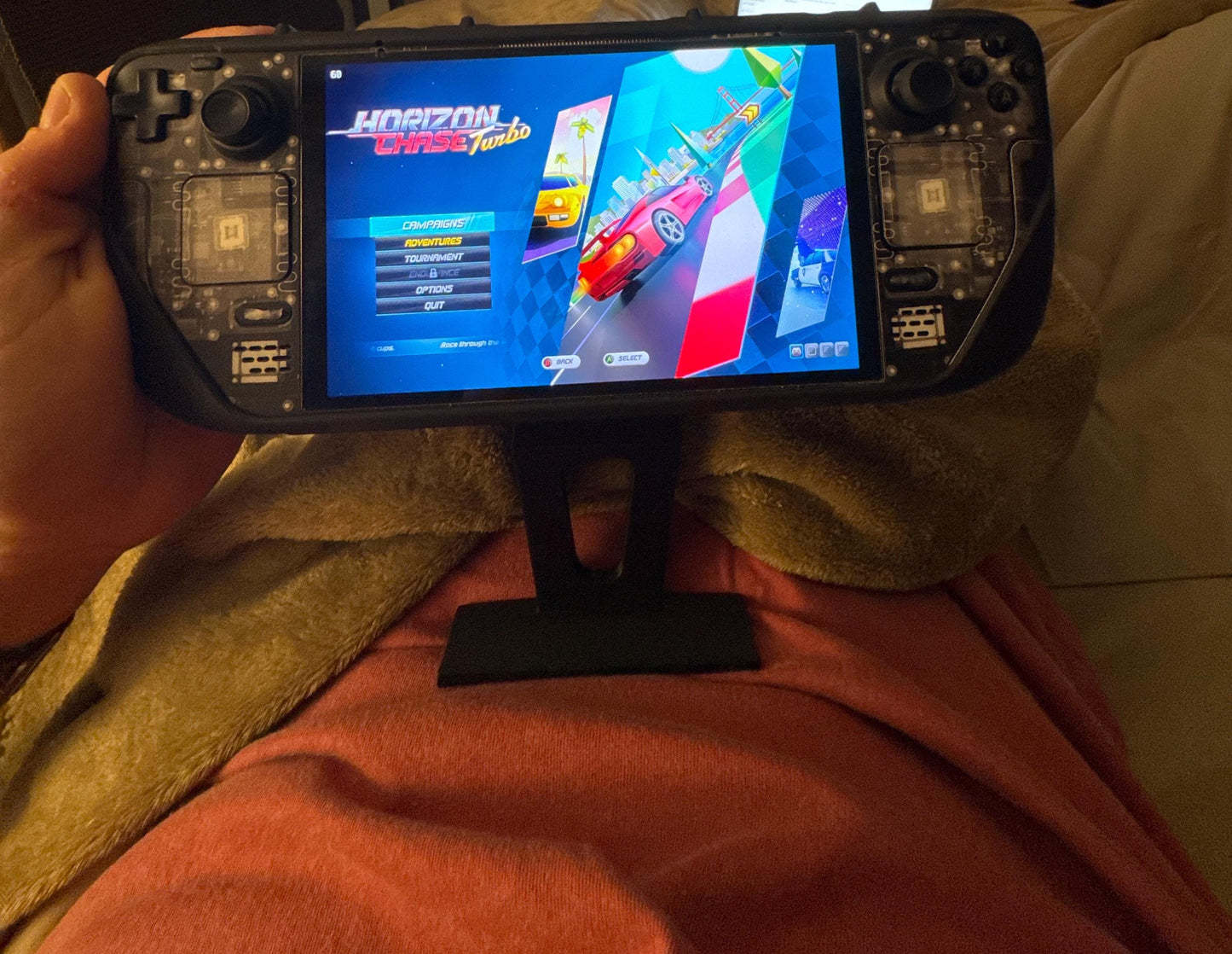Ergonomic Stabilizer Brace for Steam Deck/ROG Ally with Killswitch Case