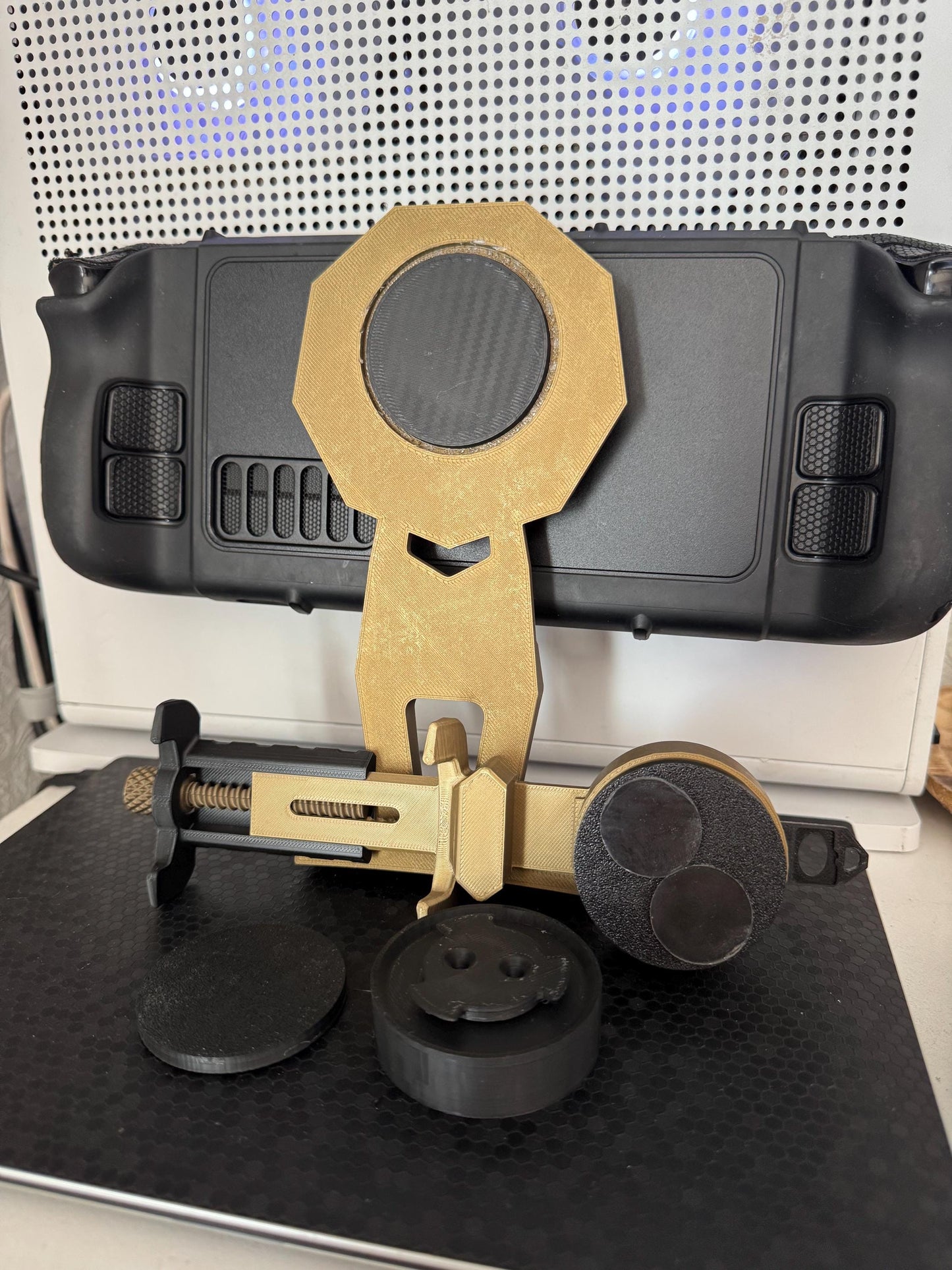 Ergonomic Stabilizer Brace for Steam Deck/ROG Ally with Killswitch Case