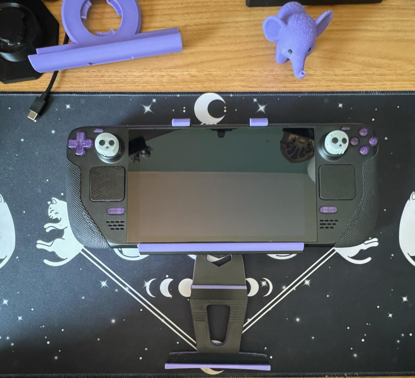 Ergonomic Stabilizer Brace for Steam Deck/ROG Ally with Killswitch Case